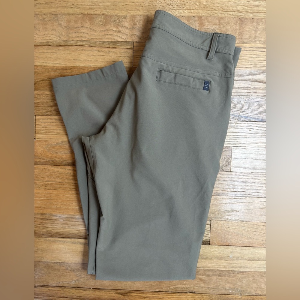 Free fly Men’s Pants outdoor  Green Golf Athletic Hiking 32X32 performance